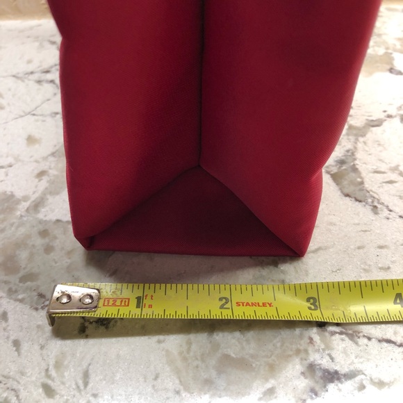 Wine Red Kate Spade mini nylon tote handbag - Picture 9 of 13